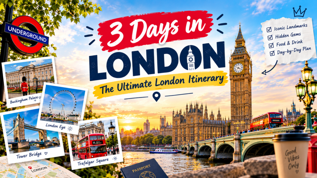 3 Days in London: The Ultimate London Itinerary