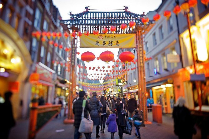 Soho and Chinatown streets in London
